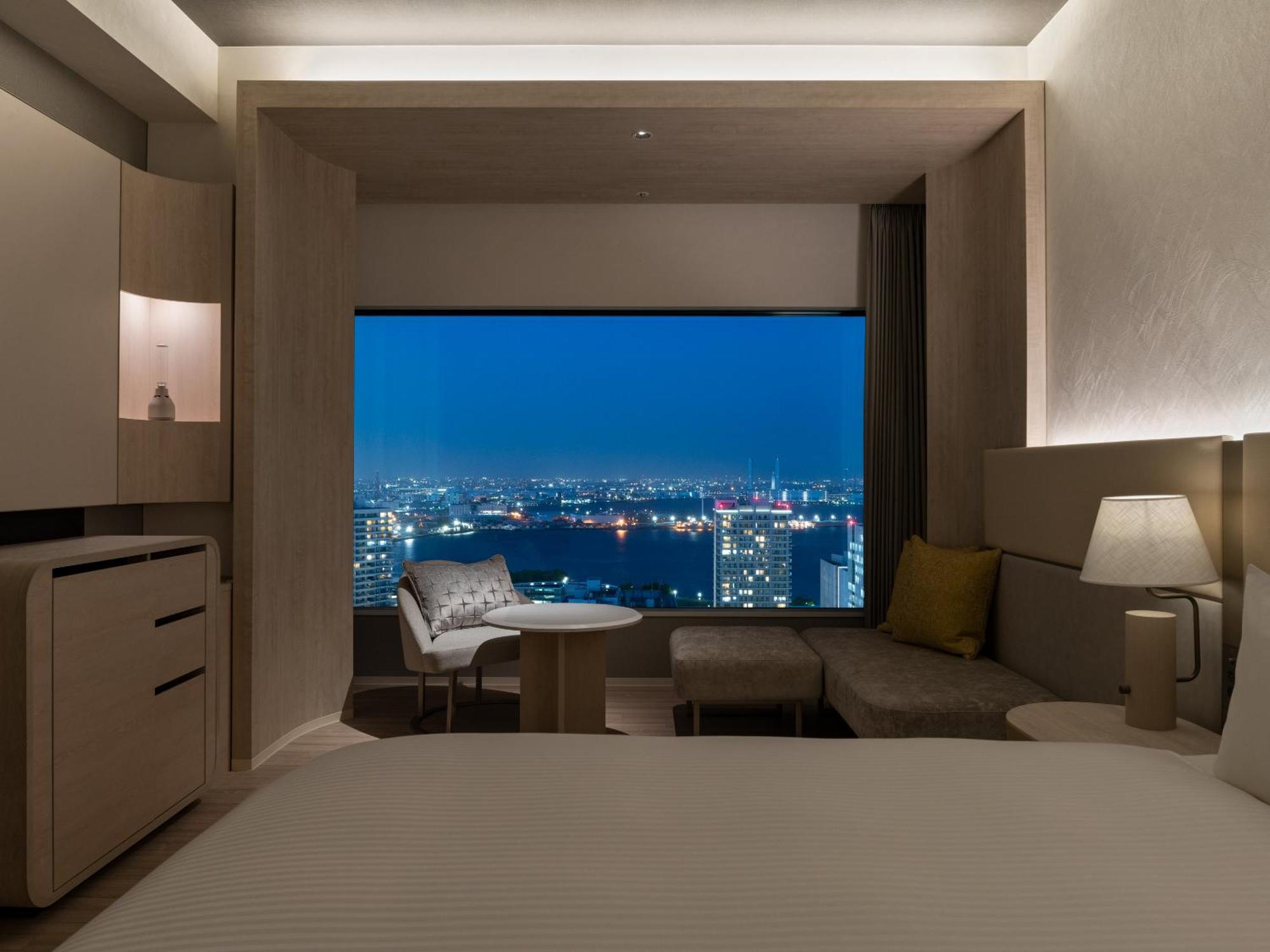 Mitsui Garden Hotel Yokohama Minatomirai Premier Exterior foto A room at the hotel