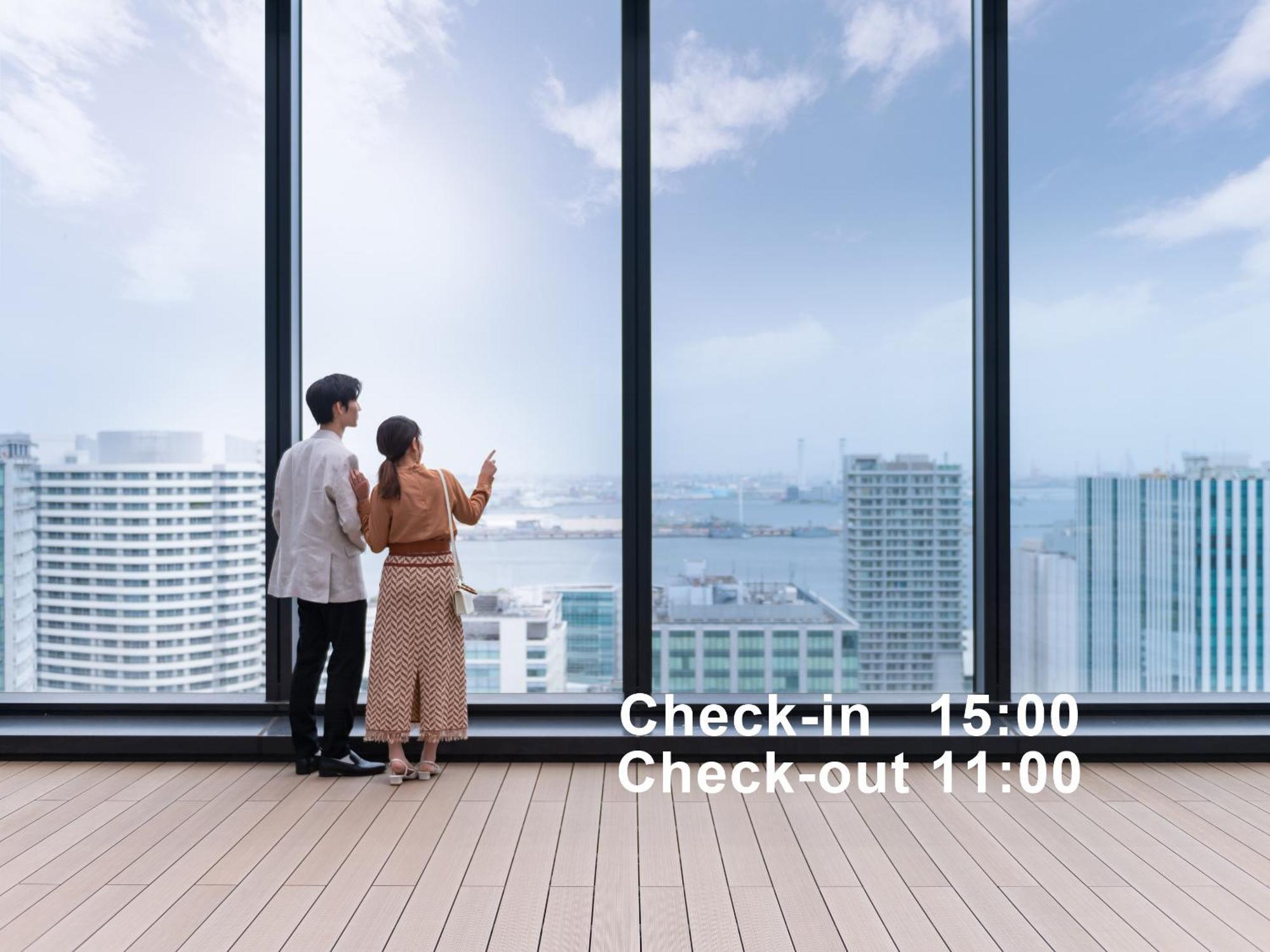 Mitsui Garden Hotel Yokohama Minatomirai Premier Exterior foto The 3D animation of the view from the 30th floor of the hotel