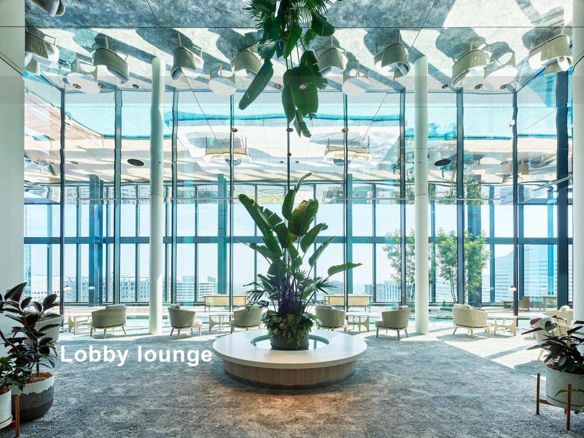 Mitsui Garden Hotel Yokohama Minatomirai Premier Exterior foto Lobby Lounge